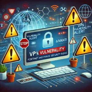 DALLE 2024-06-25 090927 - Illustration for article_ VPN vulnerability alert_ Fortinet and Ivanti disclose major security risks A computer screen displaying a VPN interface w - innovaTopia