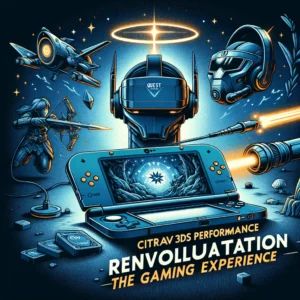 DALLE 2024-06-25 093641 - Illustration showing CitraVR enhancing New 3DS performance for Quest revolutionizing the gaming experience The image features the New 3DS with enhan - innovaTopia
