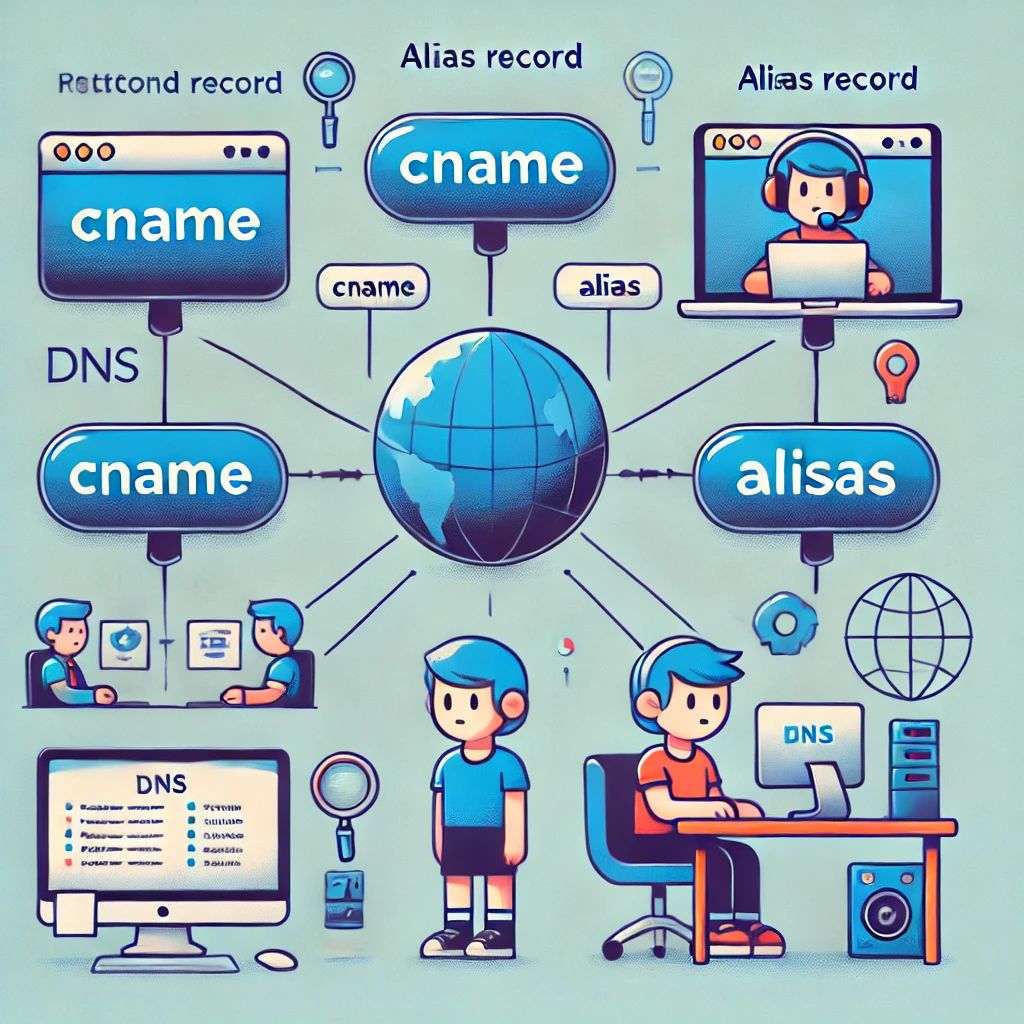 DNSの進化: CNAMEとALIASレコードの違いとは?