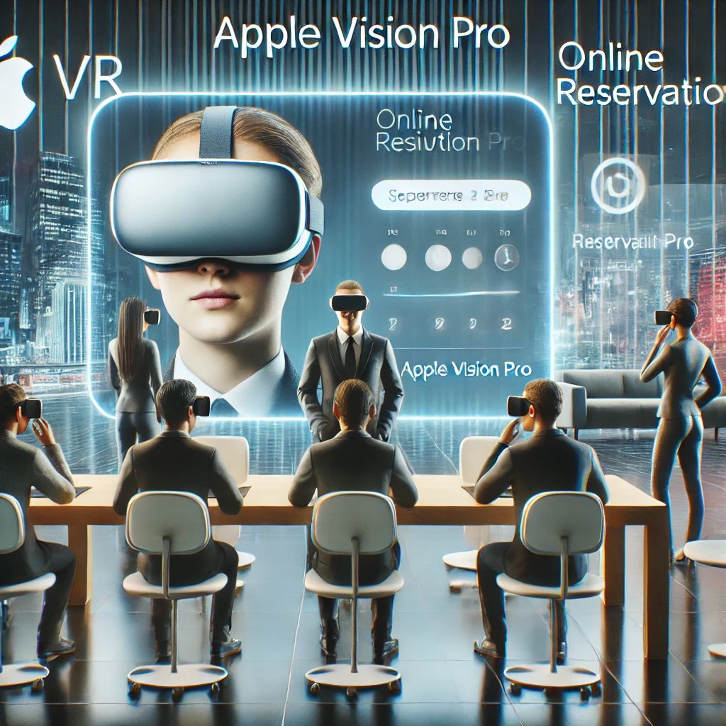 Apple Vision Proデモ、オンライン予約が可能に！新体験への扉が開く