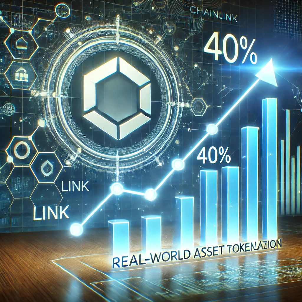 ChainlinkのLINK、リアルワールドアセットのトークン化で価格40%上昇