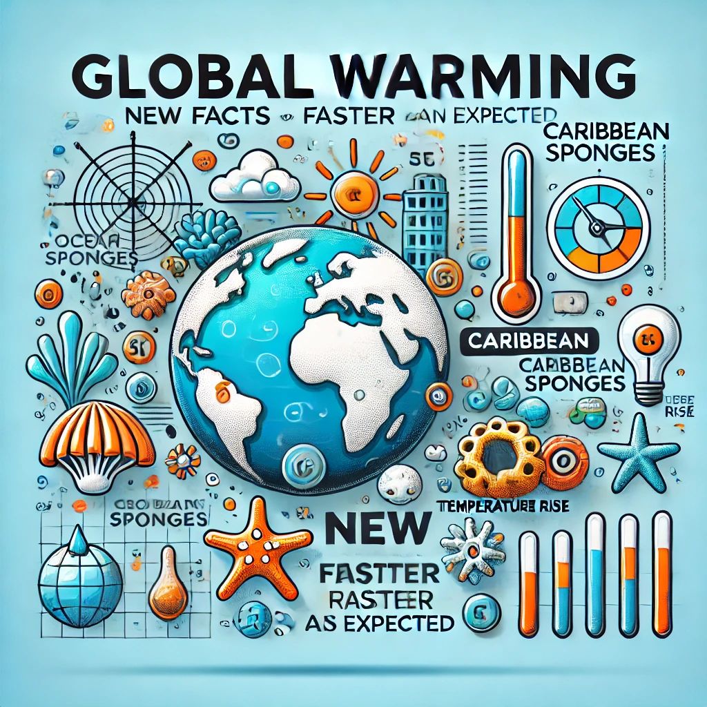 カリブ海の海綿が明かす、地球温暖化の新事実：予想以上の速さで進行中