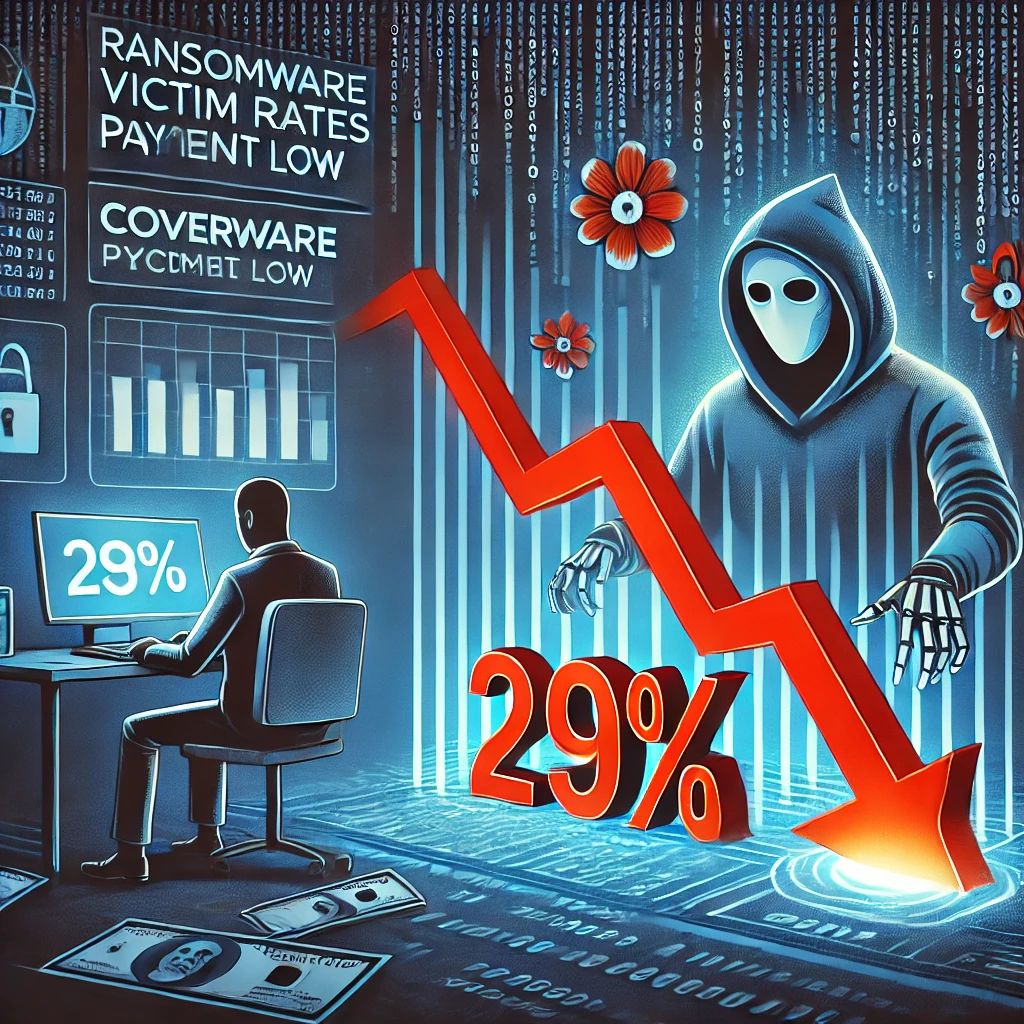 ランサムウェア被害者の支払い率、過去最低の29%に！Covewareが明かす変化の背景
