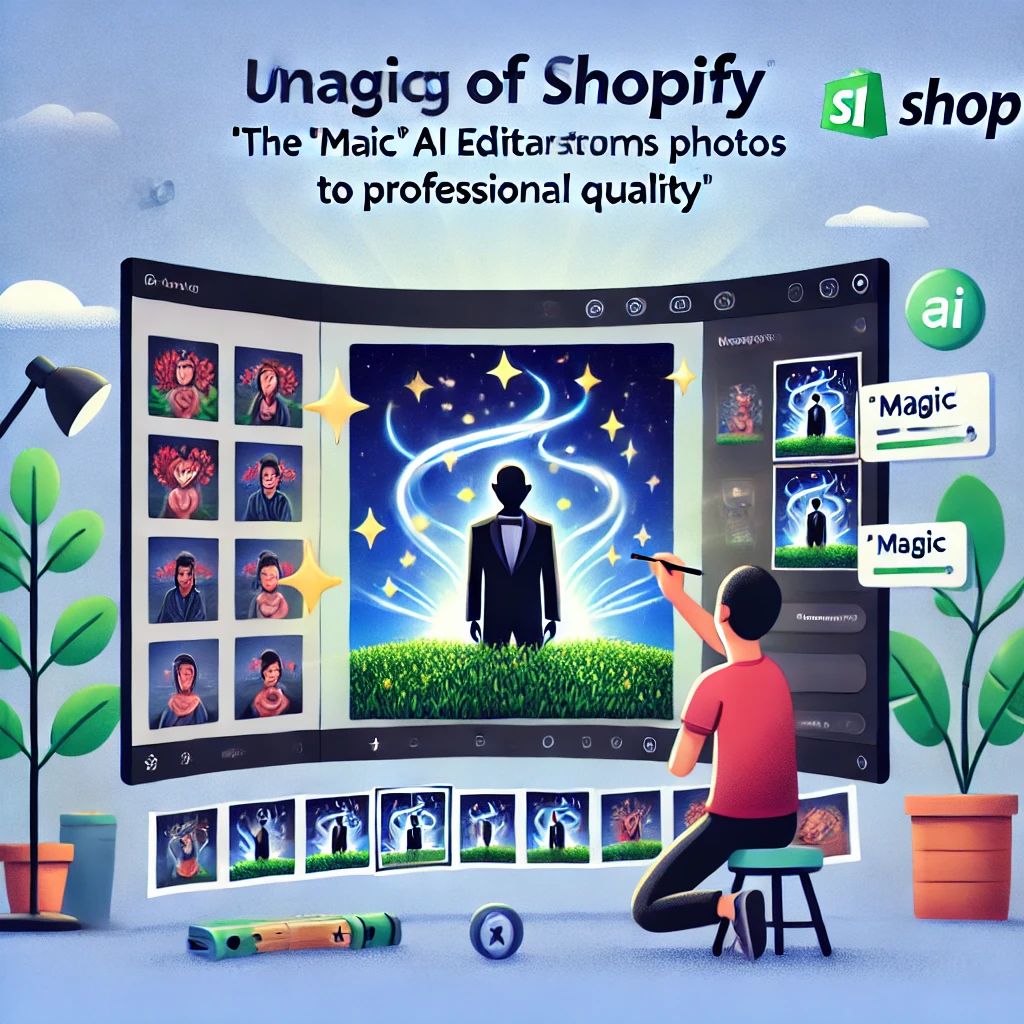Shopify、写真をプロ級に変身させる「Magic」AIエディター発表