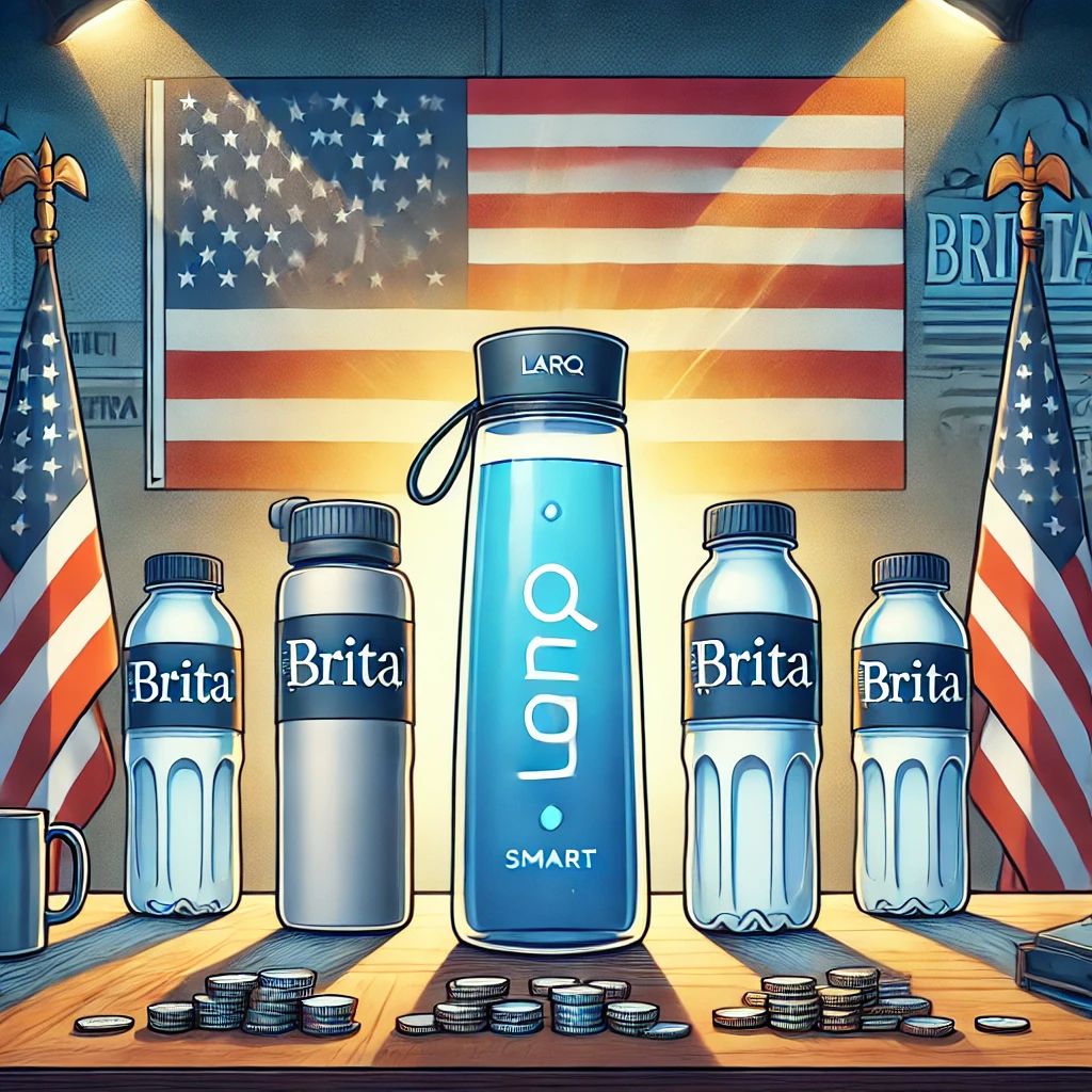 スマートウォーターボトルのLarq、フィルター大手Britaに買収され北米市場再参入の道開く