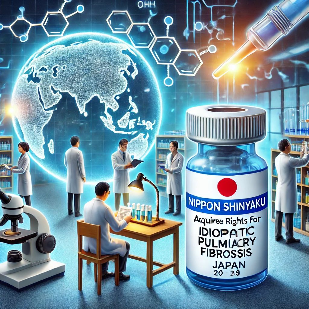 日本新薬、特発性肺線維症治療薬の日本権利獲得 – 製薬業界の最新動向