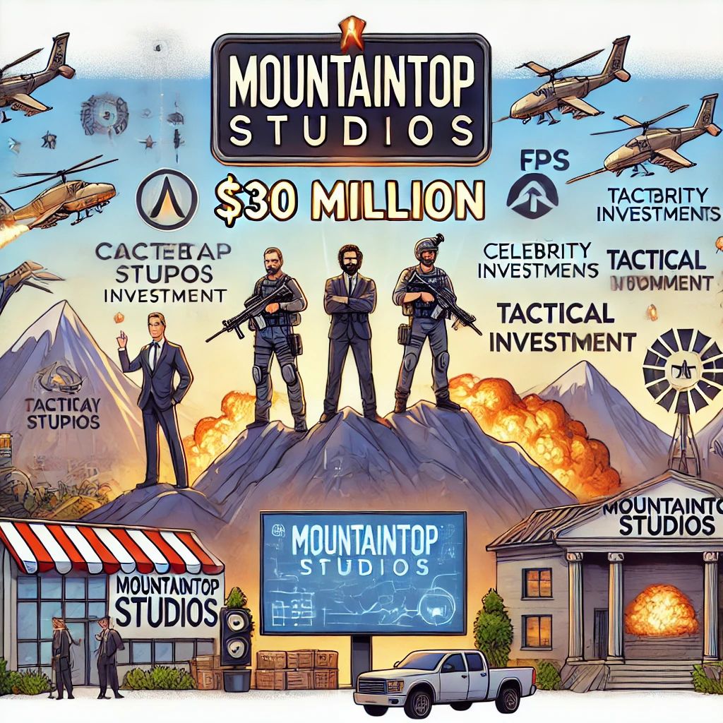 戦術的FPS開発の新潮流：Mountaintop Studiosがセレブ投資で3000万ドル調達