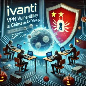 DALLE 2024-07-13 075325 - A cybersecurity scene with a VPN vulnerability being exploited by a Chinese APT group The Ivanti logo is prominent with elements representing a secu - innovaTopia