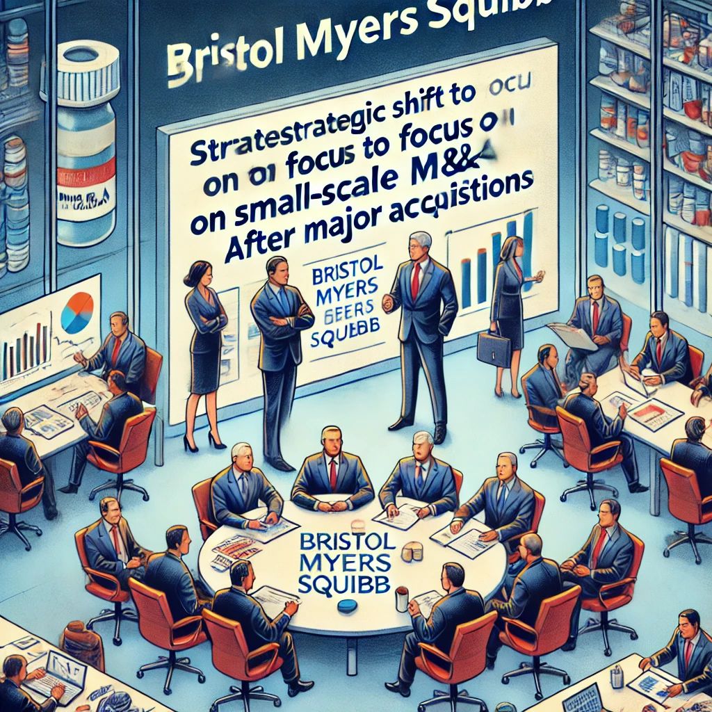 Bristol Myers Squibb、巨額買収後は小規模M&Aに注力
