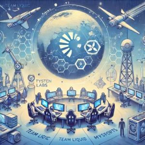 DALLE 2024-07-20 042806 - An illustration depicting the strategic partnership between Team Liquid and Mysten Labs to transform the future of eSports The image should show an e - innovaTopia