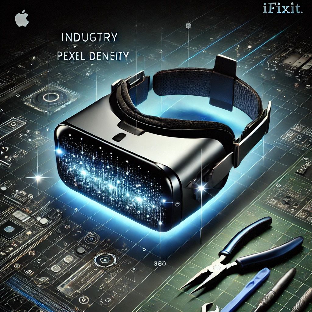 Apple Vision Pro、業界を圧倒するピクセル密度を実現！iFixitが明かすその秘密とは？