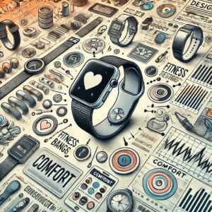 DALLE 2024-09-18 062043 - An illustration representing the design challenges faced by the wearable technology industry in creating comfortable devices Show a collection of sma - innovaTopia