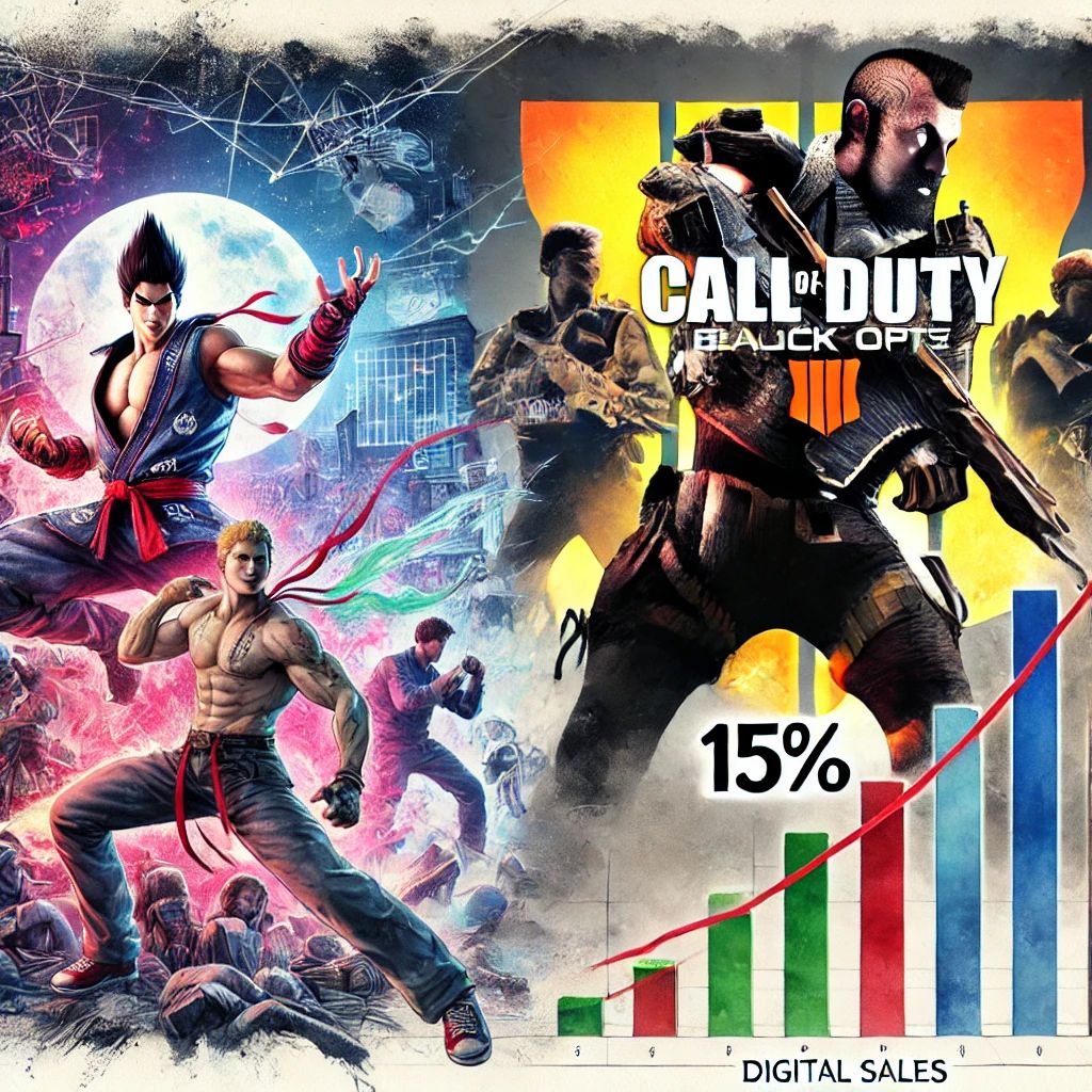 “Tekken 8が売上ランク2位に輝くもCoDに及ばず、ゲーム業界売上15%増”
