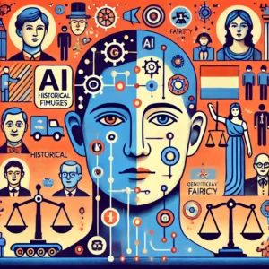 DALLE 2024-09-20 073335 - An image representing the controversy surrounding Googles AI Gemini and its historical image generation inaccuracies The image should show an AI m - innovaTopia
