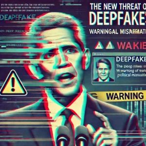 DALLE 2024-10-07 073845 - A serious and urgent illustration for an article titled The New Threat of Deepfakes_ Warning of Political Misinformation The image should depict a - innovaTopia