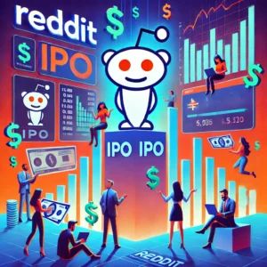 DALLE 2024-10-07 075805 - An illustration depicting Reddits bold move to open up stock investment opportunities for power users with their IPO The scene shows Reddit users on - innovaTopia