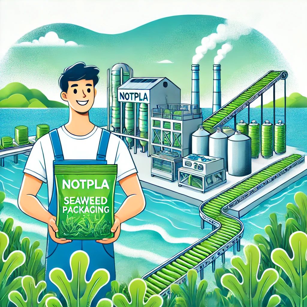 海藻ベースの包装でプラスチック汚染に挑むNotplaの画期的取り組み