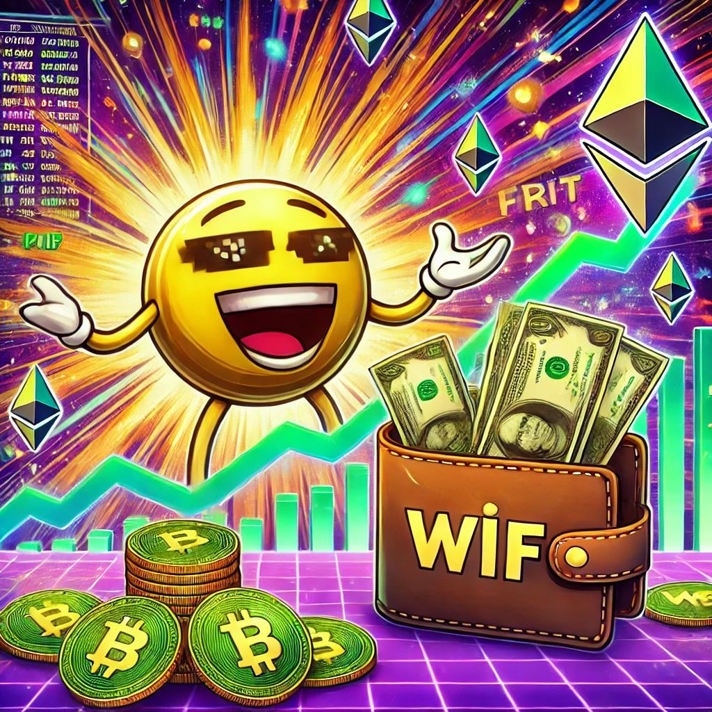 イーサリアム版ミームコインWIF、週末に大量購入で100万ドル超の利益を記録