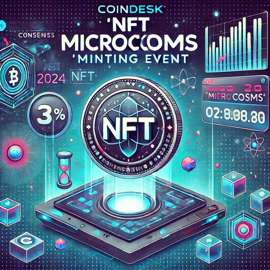 CoinDesk、コンセンサス2024向け特典付きNFT「Microcosms」ミント再開