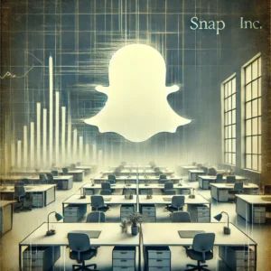 DALLE 2025-01-23 124121 - A somber and corporate illustration for a news article titled Snap Inc Cuts 10 of Workforce Amid Tech Industry Cost-Cutting The image features an - innovaTopia