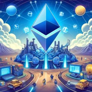 DALLE 2024-06-10 123641 - Ethereums Dencun upgrade reducing gas fees and strengthening Layer 2 technologies with blockchain elements - innovaTopia