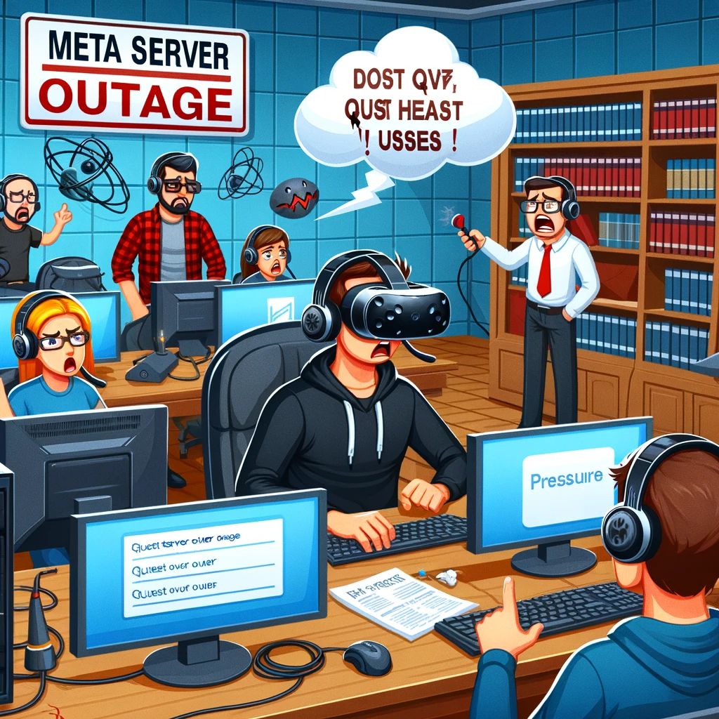 Metaサーバー障害でQuestヘッドセット使用停止、影響広がる