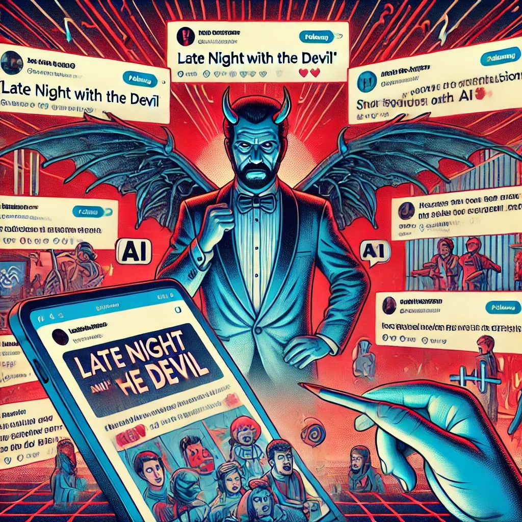 映画「Late Night With the Devil」AI画像使用で波紋、ソーシャルメディアで批判集中