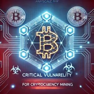 DALLE 2024-07-04 083238 - Critical vulnerability discovered in Anyscale Ray exploited for cryptocurrency mining The image shows a mining symbol a critical vulnerability aler - innovaTopia