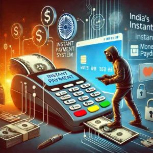 DALLE 2024-07-07 044553 - Illustration of Indias instant payment system becoming a hotspot for large-scale money laundering by cybercriminals The image should depict elements - innovaTopia