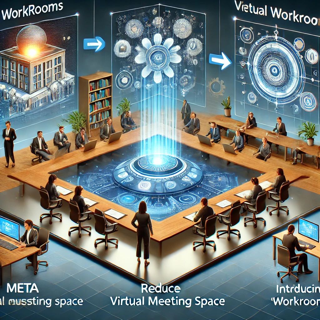 Meta、仮想会議スペース「Workrooms」大幅改革へ – 既存機能削減と新機能導入でユーザー体験刷新