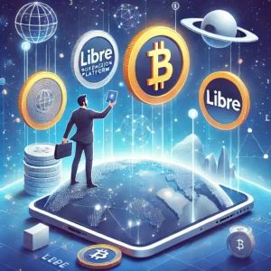 DALLE 2024-07-08 052400 - An illustration of Libre a tokenization platform launching a service in collaboration with major partners The scene shows a dynamic digital platfor - innovaTopia