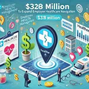 DALLE 2024-07-08 081813 - An illustration of Healthee raising million to expand employee healthcare navigation The scene includes the Healthee logo digital healthcare sym - innovaTopia