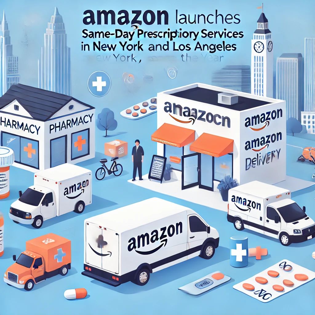Amazon、処方薬の当日配達サービスをNYとLAで開始、年末までに全国展開へ