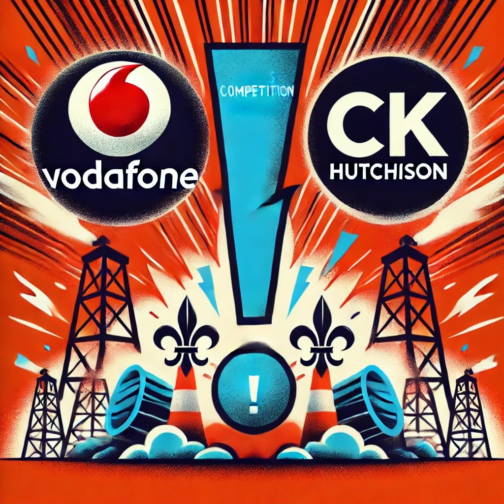 イギリス通信市場に衝撃、VodafoneとCK Hutchison合併案に競争懸念
