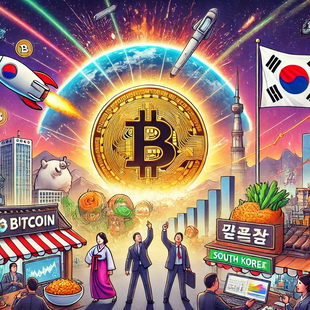 ビットコイン急騰で韓国の暗号資産市場が株式を凌駕、キムチプレミアム現象も再燃