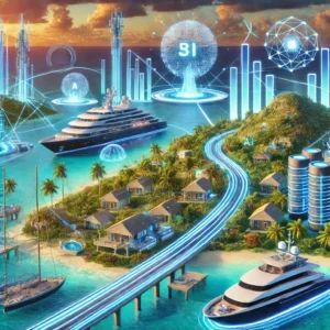 DALLE 2024-09-12 051234 - A digital illustration depicting the small Caribbean island of Anguilla experiencing an economic boom through AI and domain registration In the foreg - innovaTopia