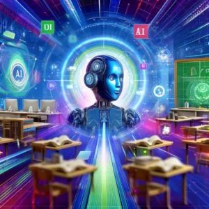 DALLE 2024-09-24 052511 - A bold and futuristic illustration of Accentures AI learning platform symbolizing innovation and a significant investment in AI skills The scene sh - innovaTopia