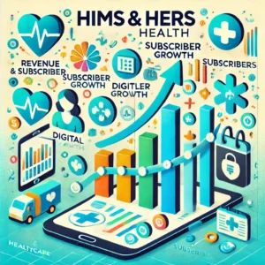 DALLE 2024-10-01 075550 - An illustration of a digital healthcare dashboard showing a significant rise in revenue and subscriber growth for Hims Hers Health In the foregroun - innovaTopia