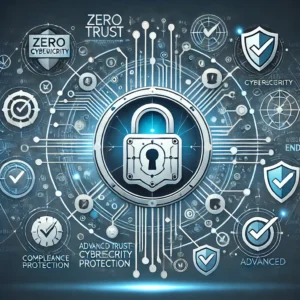DALLE 2024-10-24 060826 - An illustration symbolizing zero trust cybersecurity with a focus on ThreatLocker®s advanced endpoint protection The central image features a lock s - innovaTopia