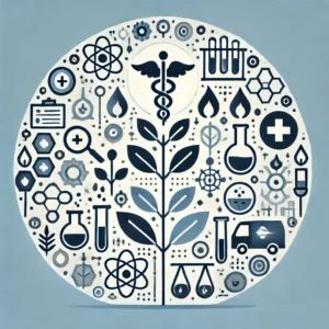 DALLE 2024-10-31 012621 - A modern clean illustration with symbols of scientific research and wellness representing the wellness industrys pursuit of scientific credibility - innovaTopia