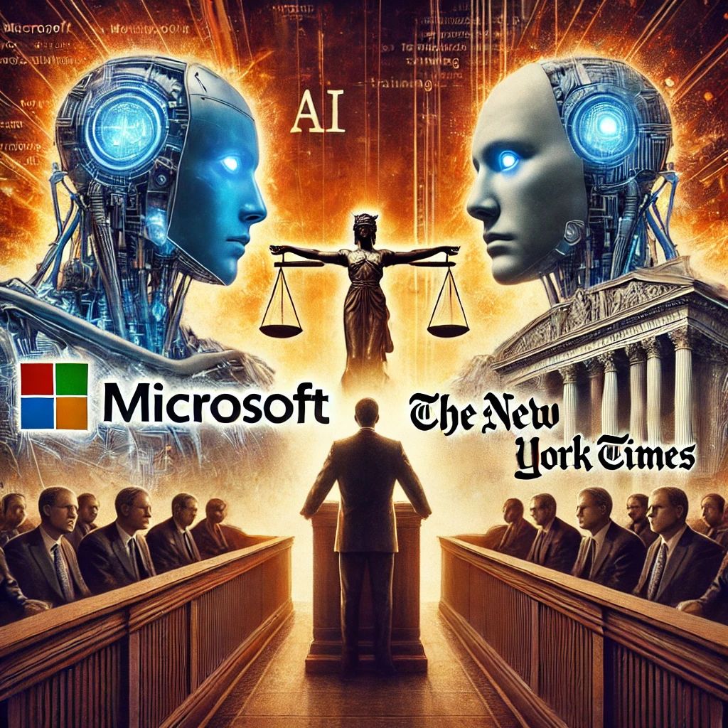 Microsoft対NYT: AI訓練用コンテンツ利用で著作権訴訟が加熱