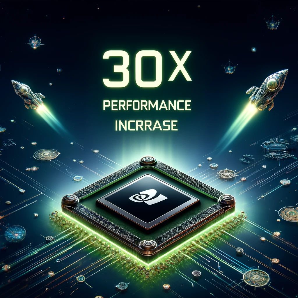 Nvidia、GTCカンファレンスで性能30倍の超チップ発表！AI技術の未来を切り開く
