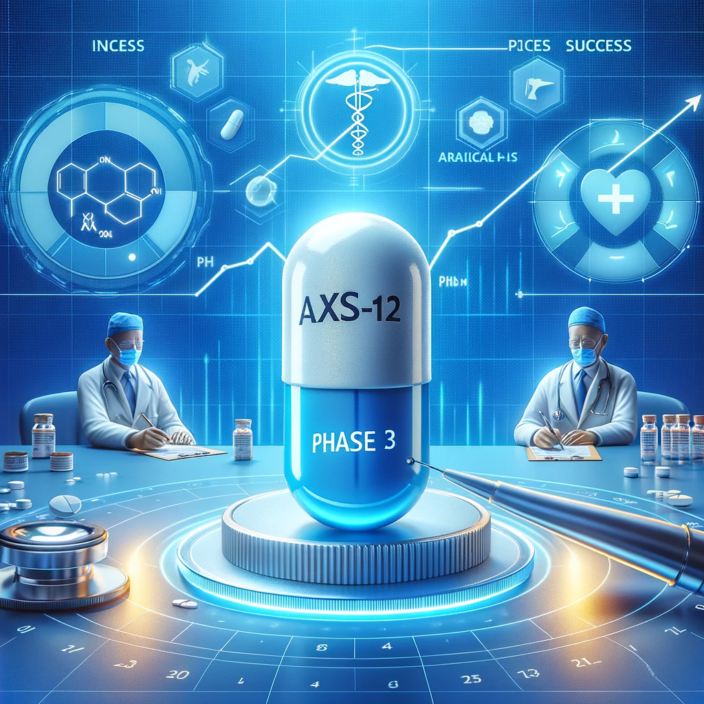 ナルコレプシー治療薬AXS-12、フェーズ3試験で成功を収める！