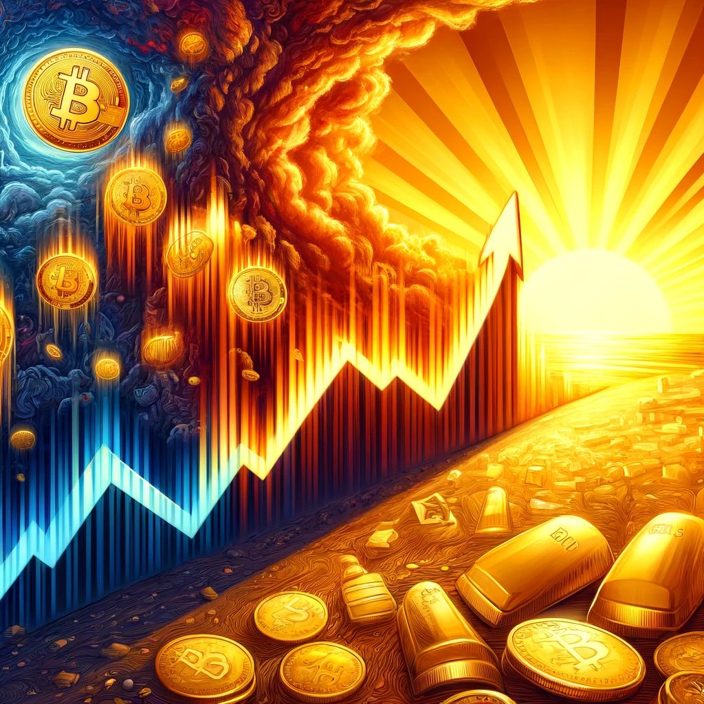 中東緊張で金裏打ちデジタル資産PAXG価格急騰、ビットコインは下落