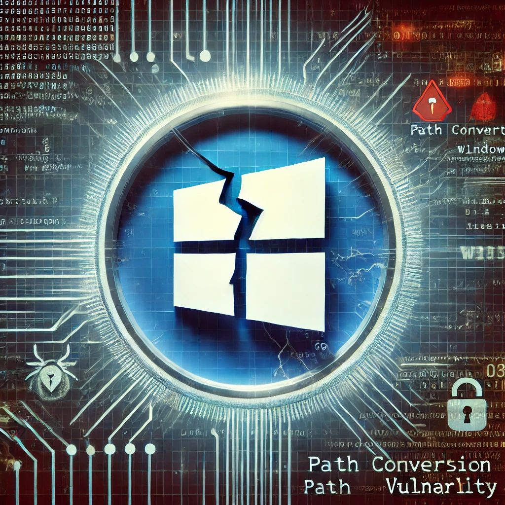 DALLE 2024-06-26 052038 - An image depicting a Windows logo with a broken path symbol The background features digital representations of security threats highlighting the sec - innovaTopia