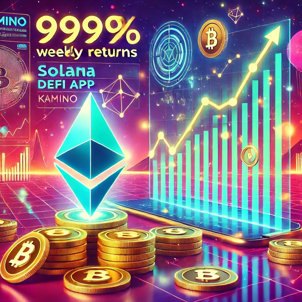 SolanaベースDeFiアプリKamino、週999%超の利回り提供