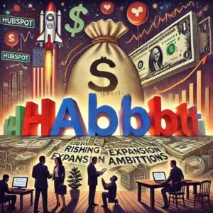 DALLE 2024-07-02 085011 - An illustration of Alphabet considering the acquisition of HubSpot with rising stock prices and market expansion ambitions depicted - innovaTopia