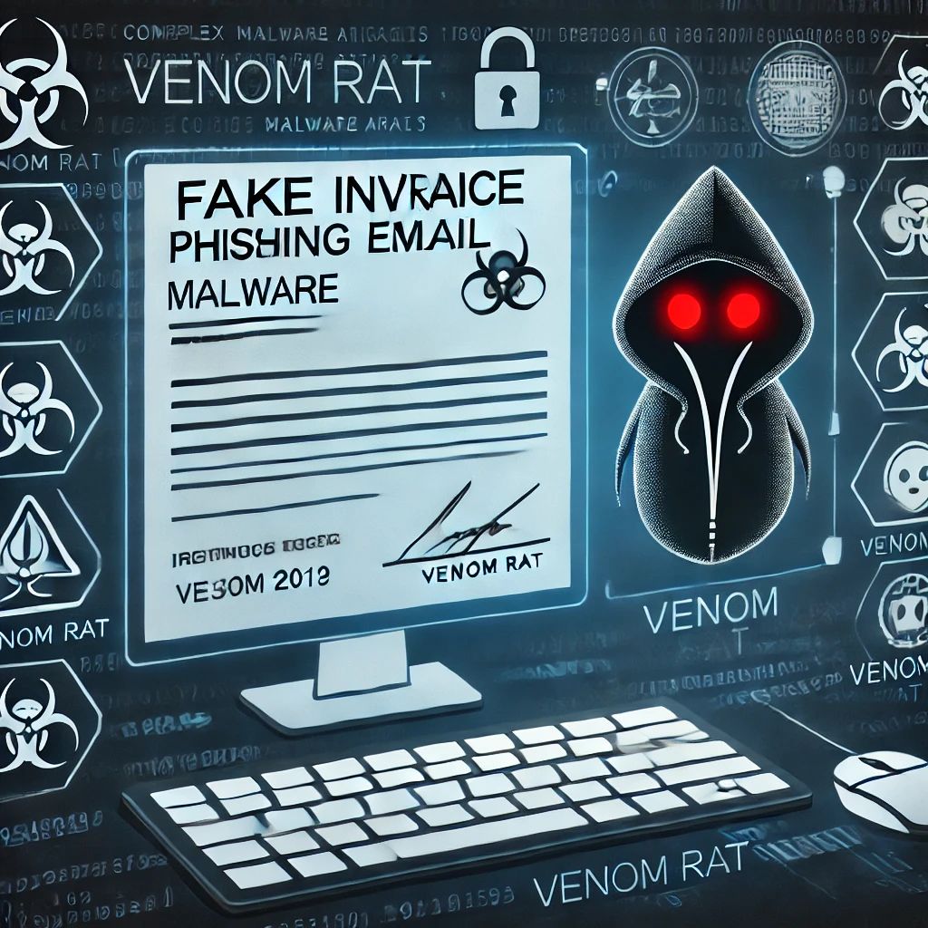 請求書フィッシング詐欺を通じた複雑なマルウェア攻撃が発覚、Venom RAT含む多種配信