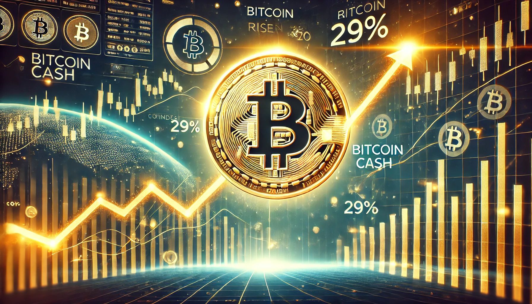 ビットコインキャッシュがCoinDesk 20で29%上昇、市場の注目集まる