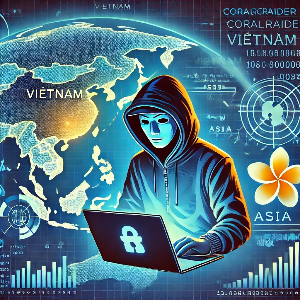 ベトナム発ハッカーグループ、アジア諸国を狙いデータ窃盗活動「CoralRaider」を展開